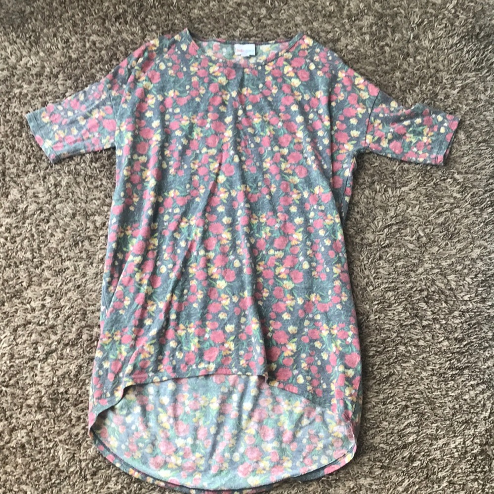 LulaRoe floral shirt xs